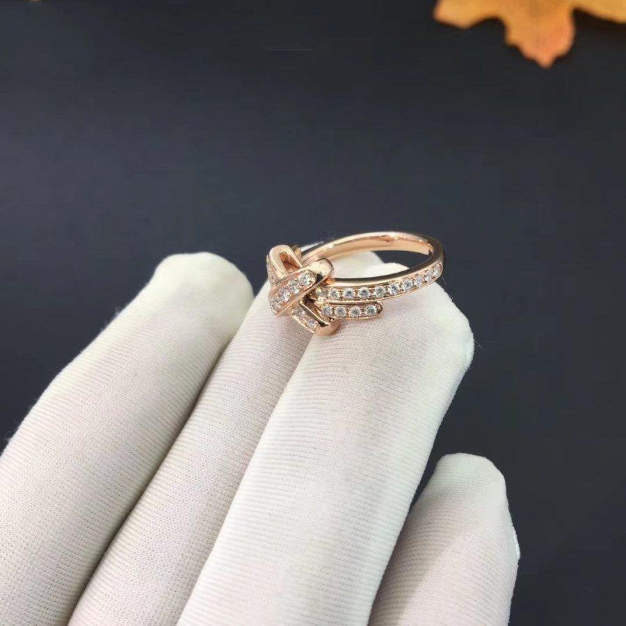 LUXEIFY JEUX DE RING PINK GOLD DIAMOND