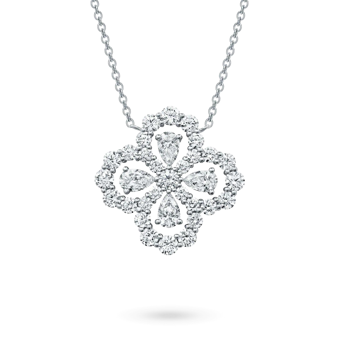 COLLAR LUXEIFY CON BUCLE Y DIAMANTE DE 16 MM CON MOTIVOS COMPLETOS, MÚLTIPLES COLORES