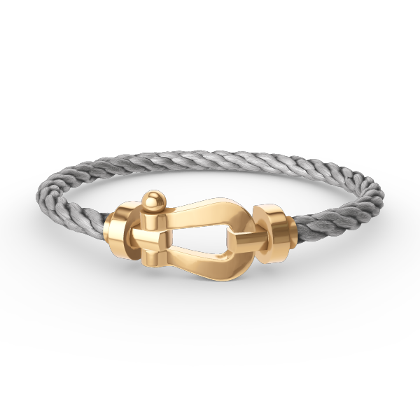 LUXEIFY FORCE LARGE HORSESHOE NO DIAMOND BRACELET GOLD