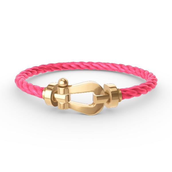 LUXEIFY FORCE LARGE HORSESHOE NO DIAMOND BRACELET GOLD