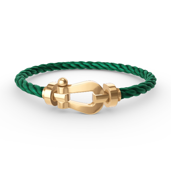 LUXEIFY FORCE LARGE HORSESHOE NO DIAMOND BRACELET GOLD