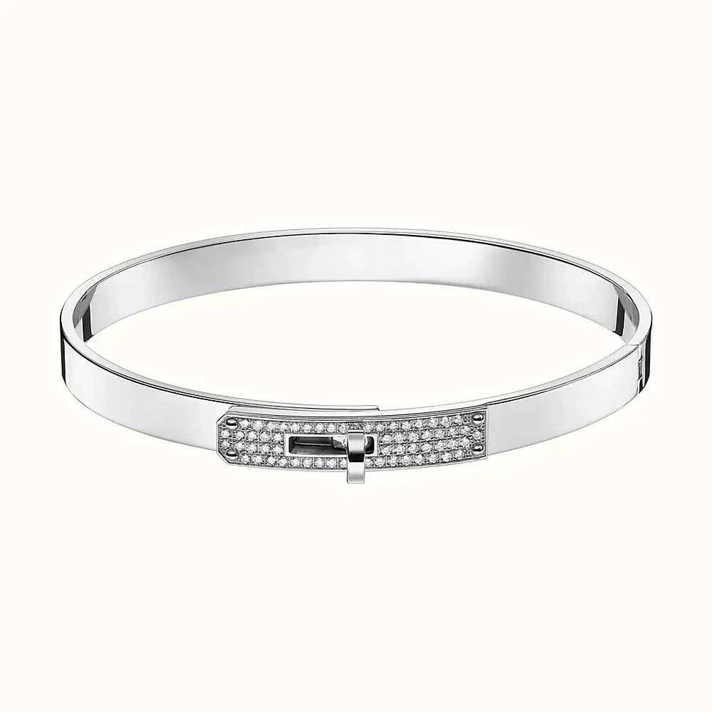 LUXEIFY KELLY SILVER DIAMOND BRACELET