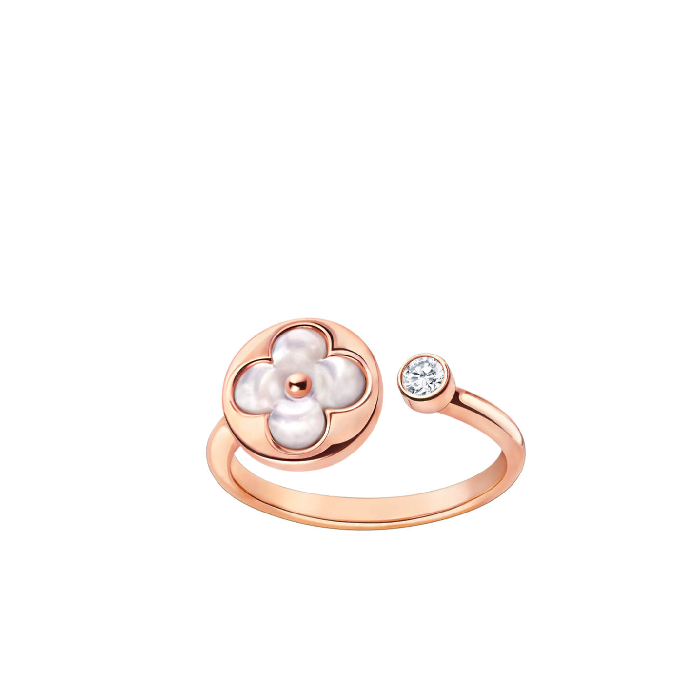 LUXEIFY SUN 1 DIAMOND PINK MOP RING