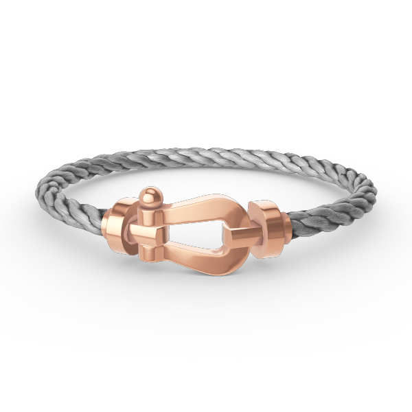 LUXEIFY FORCE LARGE HORSESHOE NO DIAMOND BRACELET ROSE GOLD