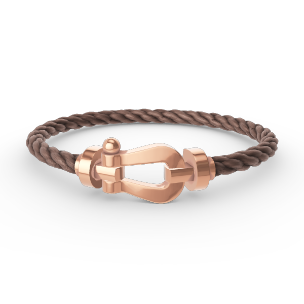 LUXEIFY FORCE LARGE HORSESHOE NO DIAMOND BRACELET ROSE GOLD