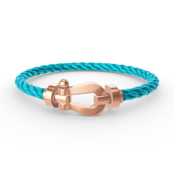 LUXEIFY FORCE LARGE HORSESHOE NO DIAMOND BRACELET ROSE GOLD