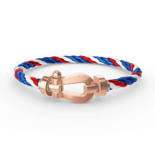 LUXEIFY FORCE LARGE HORSESHOE NO DIAMOND BRACELET ROSE GOLD