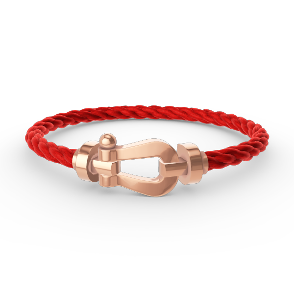 LUXEIFY FORCE LARGE HORSESHOE NO DIAMOND BRACELET ROSE GOLD