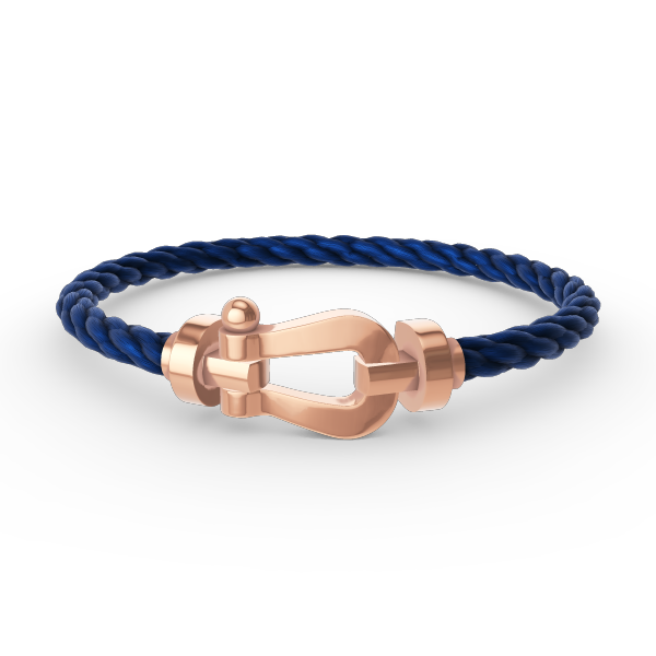 LUXEIFY FORCE LARGE HORSESHOE NO DIAMOND BRACELET ROSE GOLD