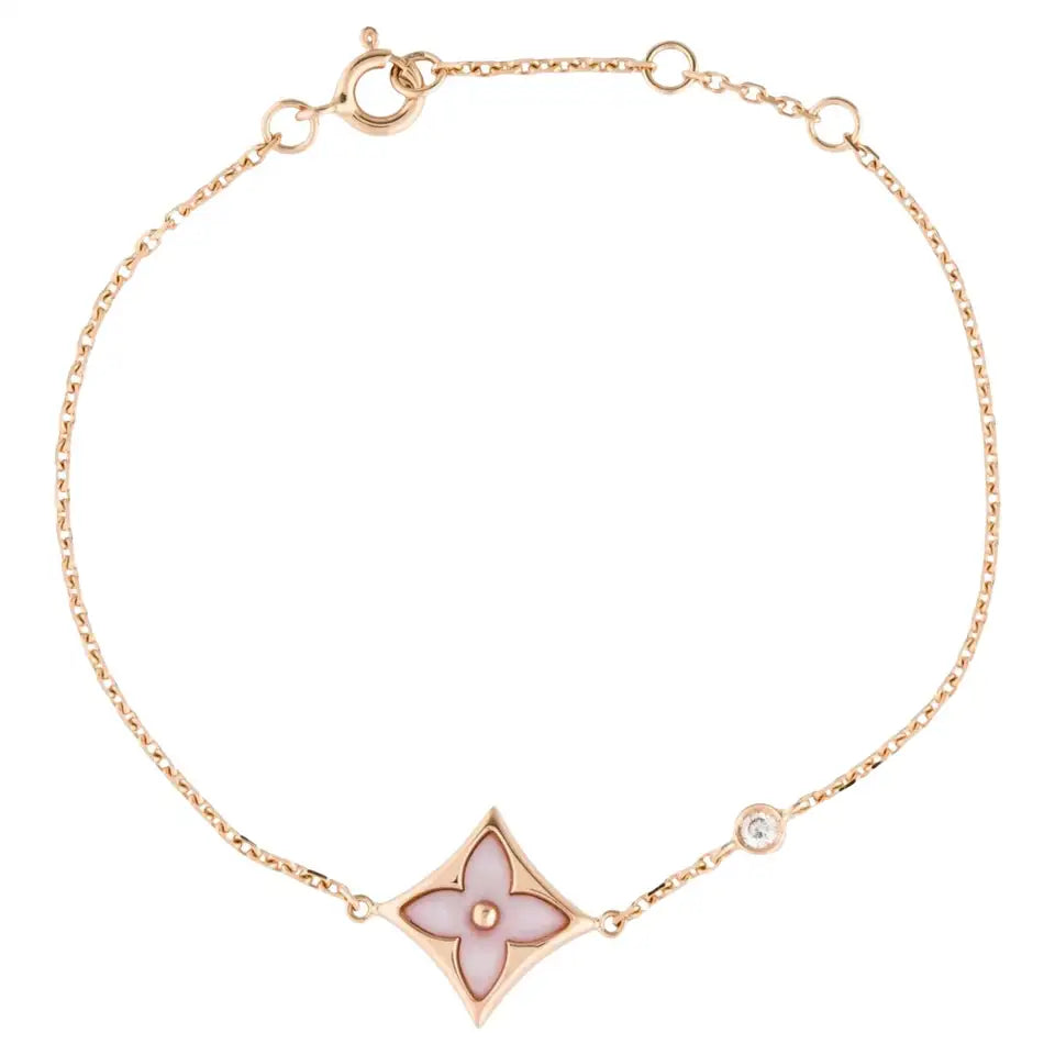 LUXEIFY STAR 1 DIAMOND PINK GOLD BRACELET