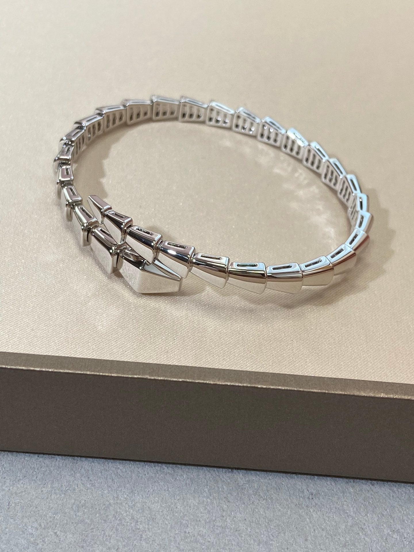 LUXEIFY SERPENTI VIPER SILVER BRACELET