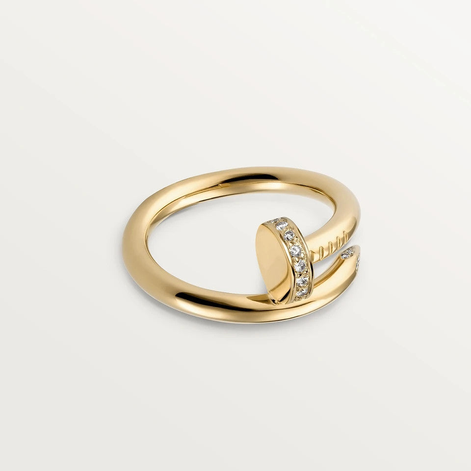 LUXEIFY JUSTE RING 2.65MM GOLD DIAMOND