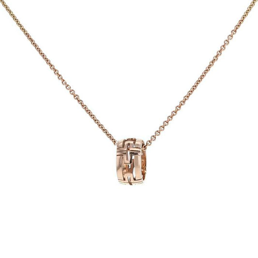 LUXEIFY PARENTESI NECKLACE PINK GOLD