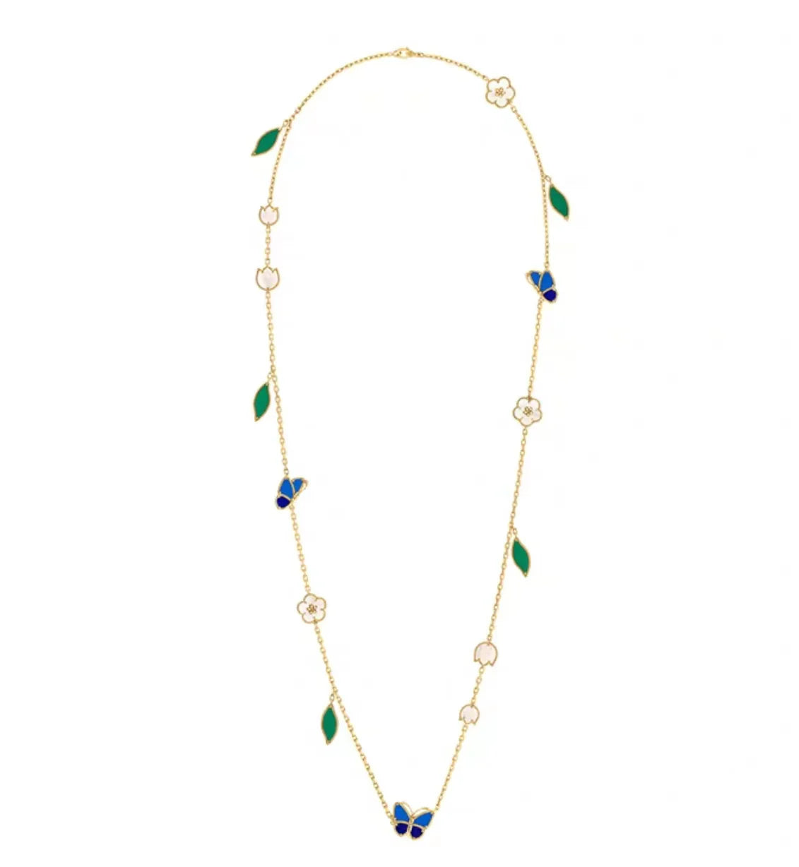 2026 New Arrival LUCKY SPRING CLOVER 5 MOTIF BRACELET&NECKLACE&RING SET