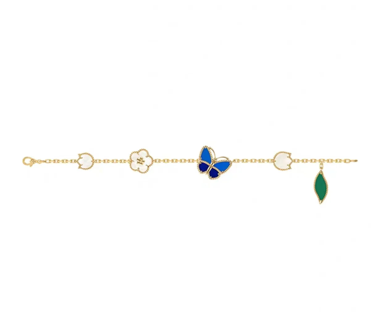 2026 New Arrival LUCKY SPRING CLOVER 5 MOTIF BRACELET&NECKLACE&RING SET