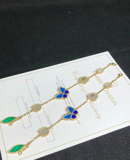 2026 New Arrival LUCKY SPRING CLOVER 5 MOTIF BRACELET
