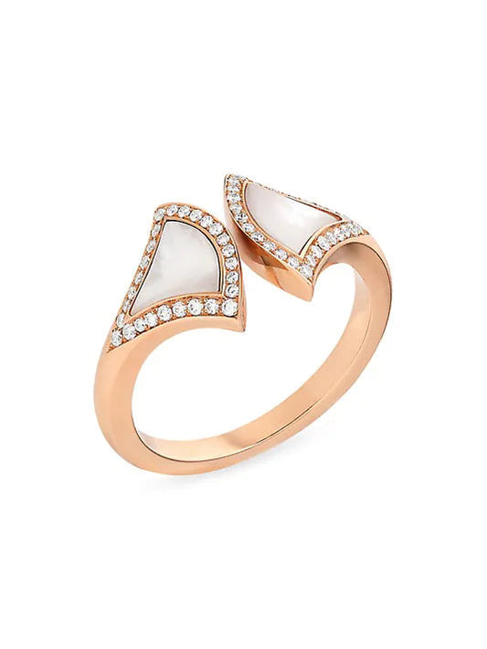 LUXEIFY DREAM MOP DIAMOND OPEN RING