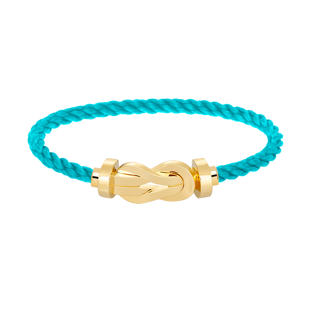 LUXEIFY CHANCE LARGE 8 FIGURE BUCKLE NO DIAMOND BRACELET GOLD