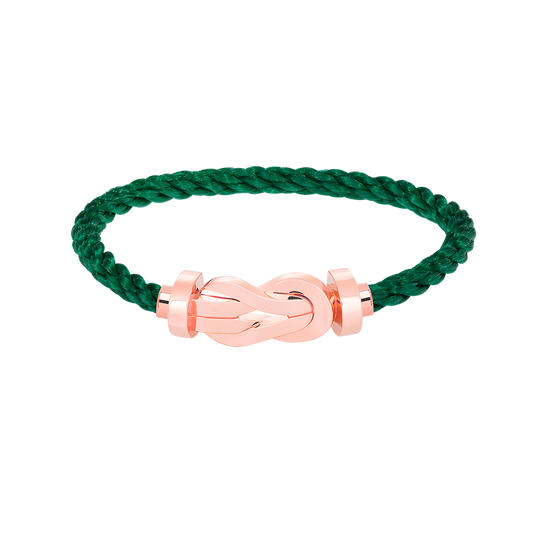 LUXEIFY CHANCE LARGE 8 FIGURE BUCKLE NO DIAMOND BRACELET ROSE GOLD