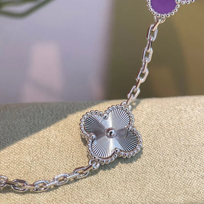 CLOVER 5 MOTIF VIOLET BRACELET COLLECTION
