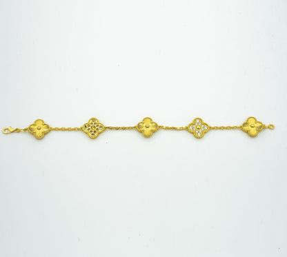 CLOVER 5 MOTIF LASER BRACELET COLLECTION