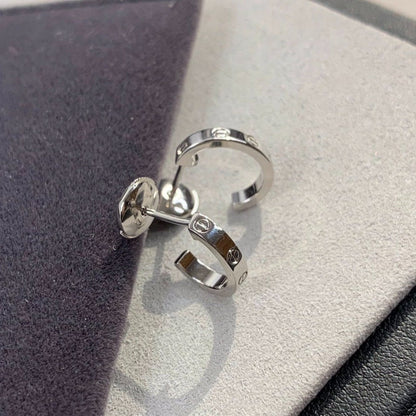 LUXEIFY LOVE EARRINGS 2.65MM SILVER