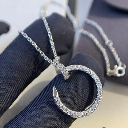 LUXEIFY JUSTE NECKLACE SILVER DIAMONDS