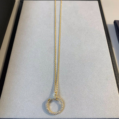 LUXEIFY JUSTE NECKLACE GOLD DIAMONDS