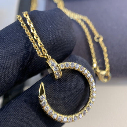 LUXEIFY JUSTE NECKLACE GOLD DIAMONDS