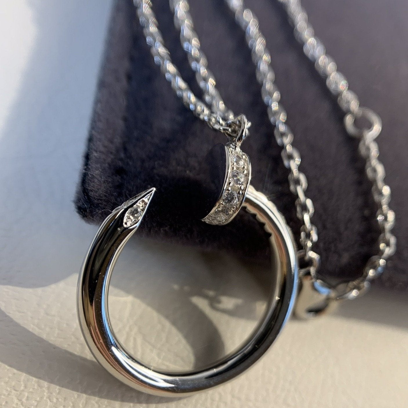 LUXEIFY JUSTE NECKLACE SILVER