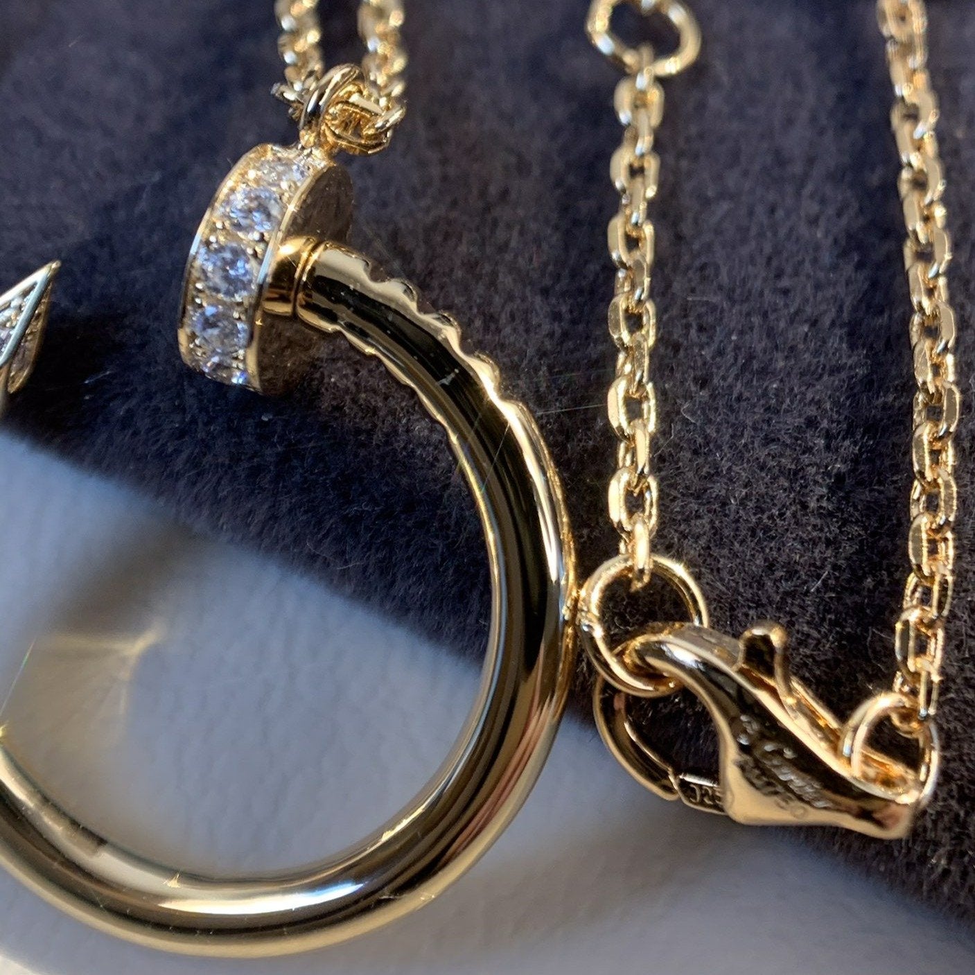 LUXEIFY JUSTE NECKLACE PINK GOLD