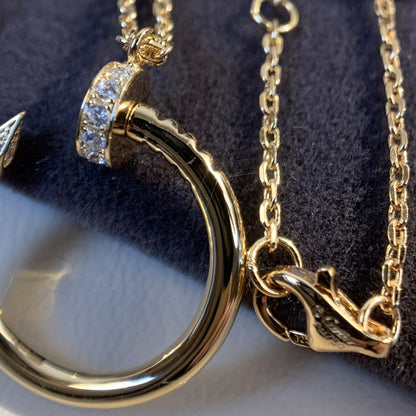 LUXEIFY JUSTE NECKLACE PINK GOLD