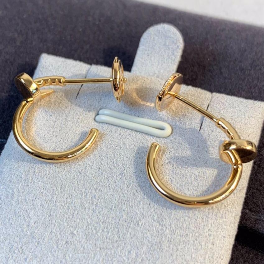 LUXEIFY JUSTE EARRINGS PINK GOLD