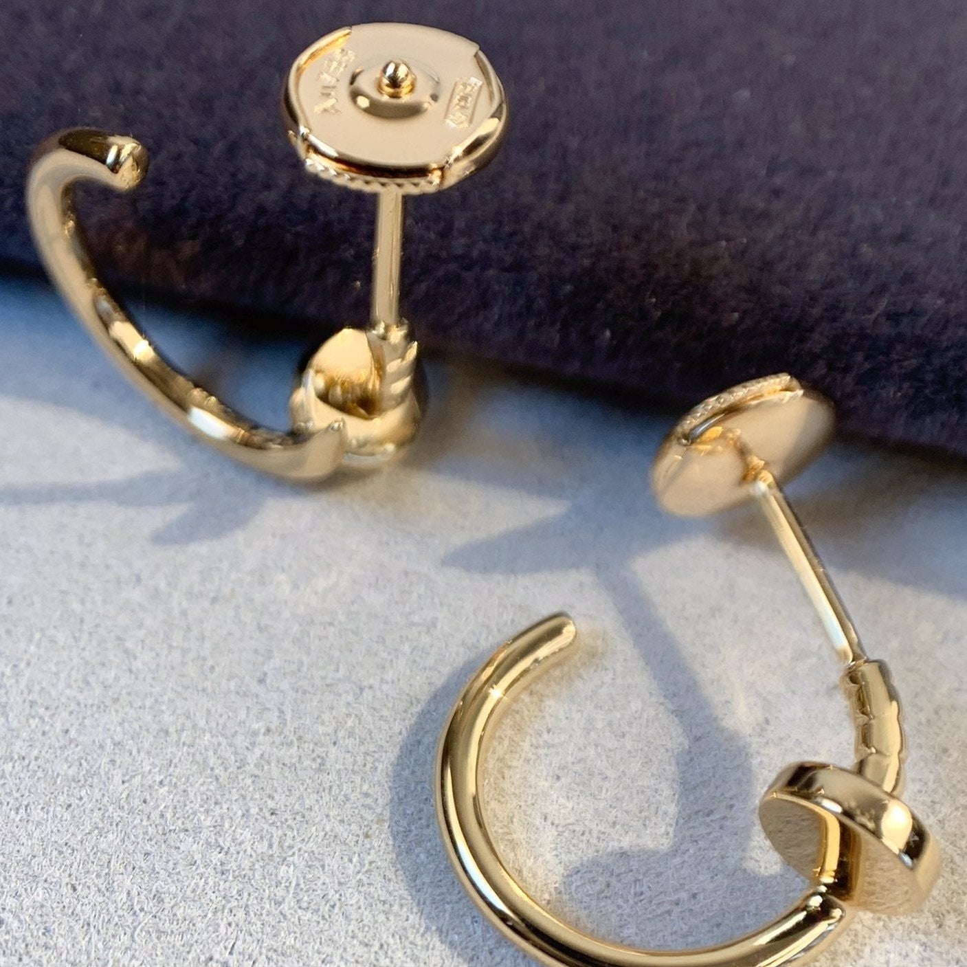 LUXEIFY JUSTE EARRINGS PINK GOLD