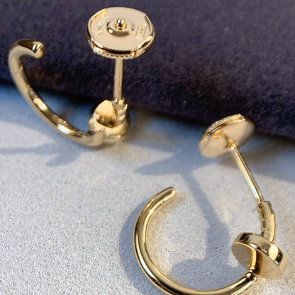 LUXEIFY JUSTE EARRINGS PINK GOLD