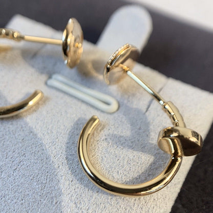 LUXEIFY JUSTE EARRINGS PINK GOLD