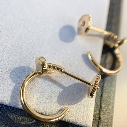 LUXEIFY JUSTE EARRINGS PINK GOLD