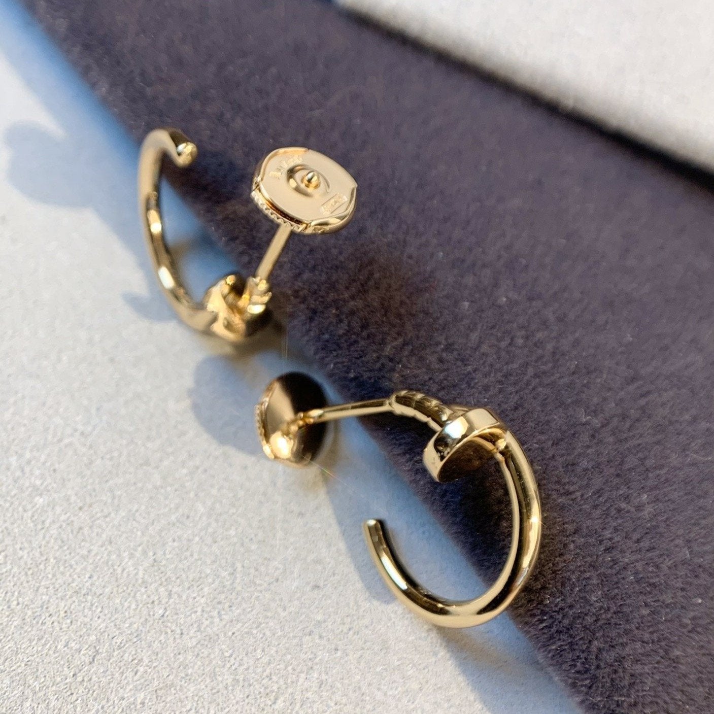 LUXEIFY JUSTE EARRINGS PINK GOLD