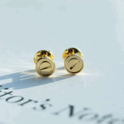 LUXEIFY LOVE EARRINGS GOLD 10MM