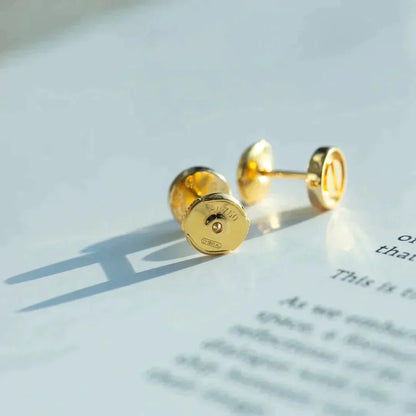 LUXEIFY LOVE EARRINGS GOLD 10MM