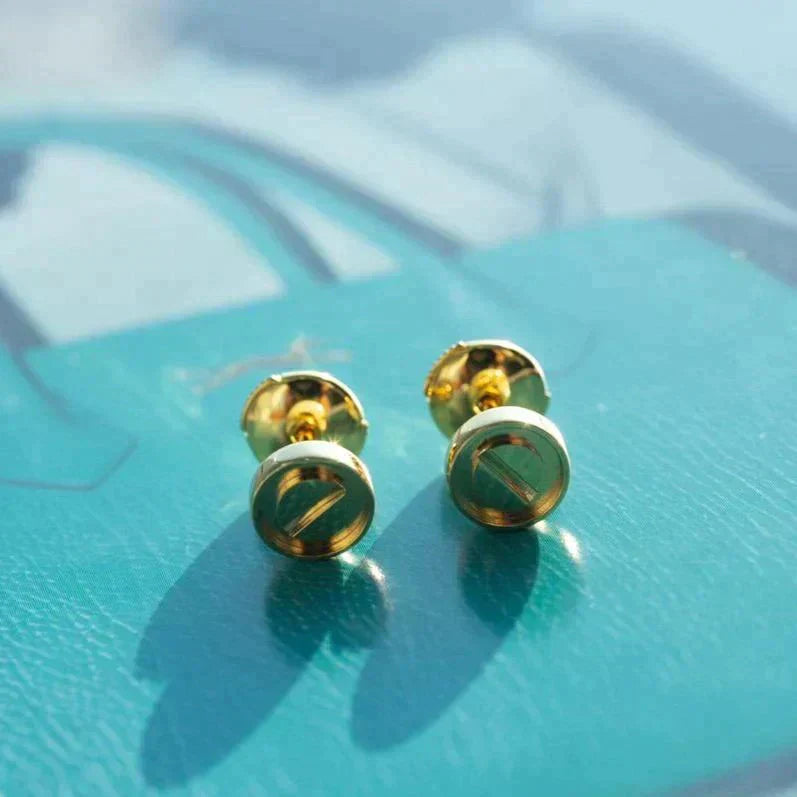LUXEIFY LOVE EARRINGS GOLD 10MM