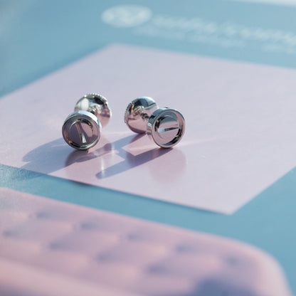 LUXEIFY LOVE EARRINGS SILVER 10MM