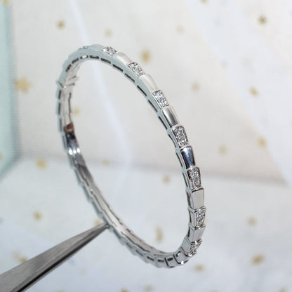 LUXEIFY SERPENTI BRACELET SILVER DIAMOND