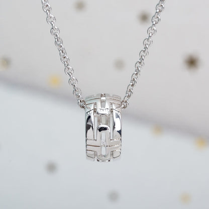 LUXEIFY PARENTESI NECKLACE SILVER