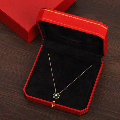 LUXEIFY AMULETTE GOLD MALACHITE NECKLACE