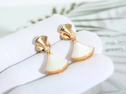 LUXEIFY DREAM MOP PINK GOLD EARRINGS