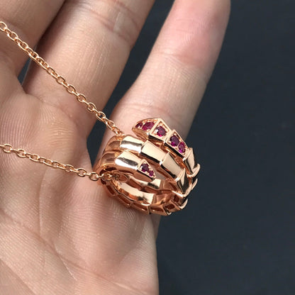 LUXEIFY SERPENTI PEDANT NECKLACE