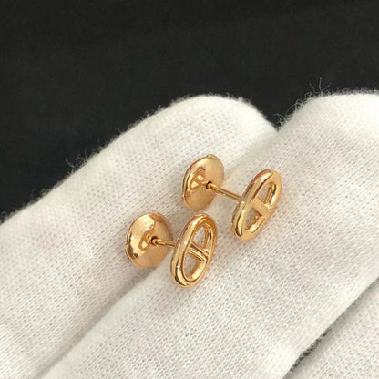 LUXEIFY CHAINE SMALL EARRINGS GOLD AND SILVER