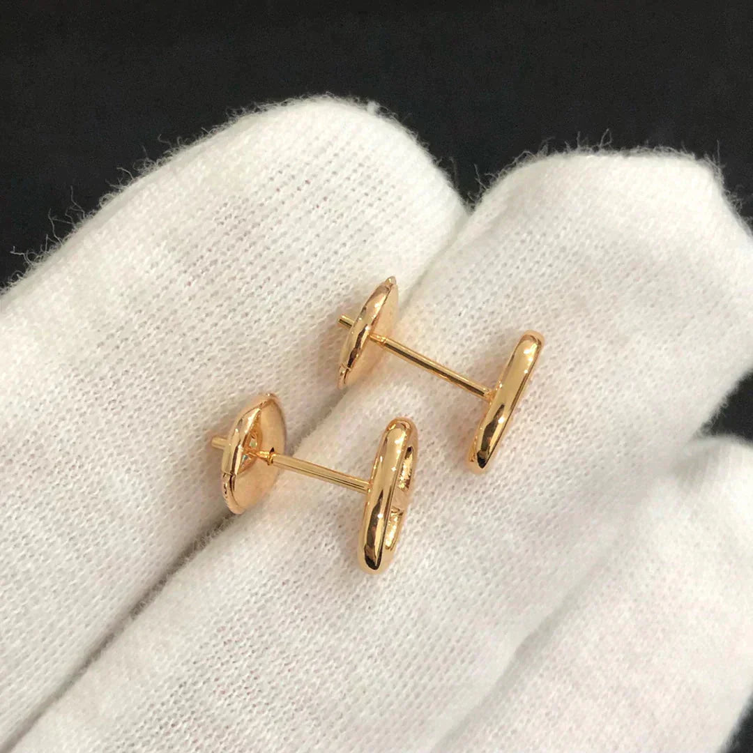 LUXEIFY CHAINE SMALL EARRINGS GOLD AND SILVER