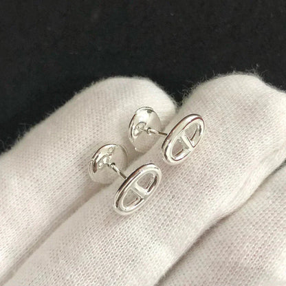 LUXEIFY CHAINE SMALL EARRINGS GOLD AND SILVER